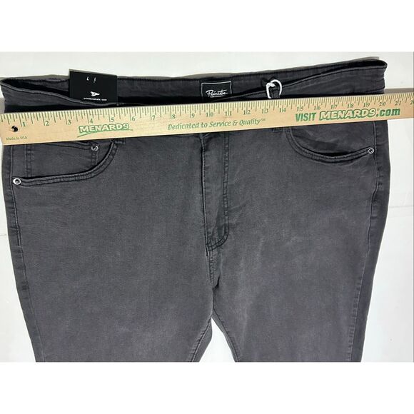 Primitive Skateboarding Jeans Men’s 42x30 Straight Fit Denim Washed Grey NEW - Picture 6 of 13